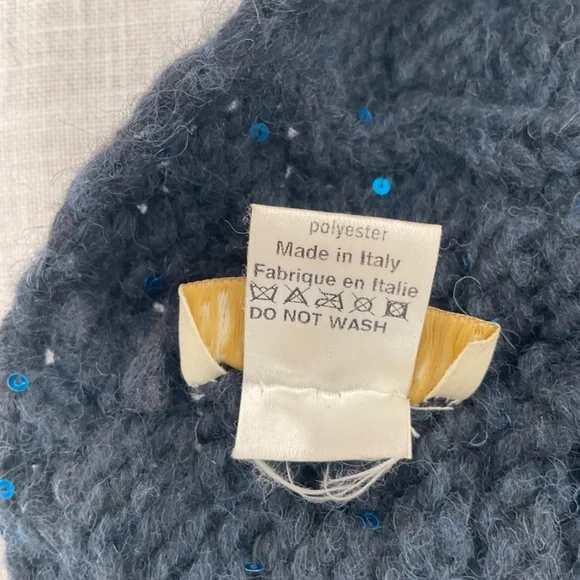 •Grevi Firenze Alpaca Beanie Pompom Cable Hat O/S Made in Italy - Picture 10 of 11